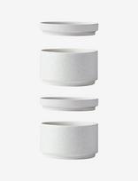Kristina Dam Studio - Setomono Container - Medium Set Of 2 - Maisto laikymo dėžutė - Kreminė spalva
