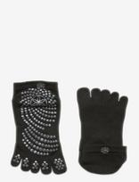 Gaiam - Gaiam Grey Grippy Yoga Socks - Jogos kojinės - Juoda
