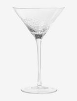 Broste Copenhagen - Martini Glas 'Bubble' Glas - Kokteilių taurė - Nude