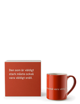 Design House Stockholm - Astrid  Lindgren Mug - Kavos puodelis - Raudona