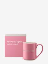 Design House Stockholm - Astrid Lindgren Mug - Kavos puodelis - Rožinė
