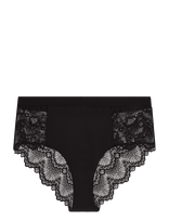 Understatement Underwear - Saboteur Highwaist Briefs - Aukšto liemens kelnaitės - Juoda