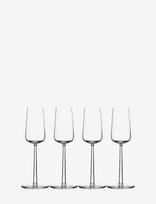 Iittala - Essence Champagne Glass 21Cl 4Pc - Šampano taurės - Nude