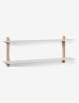 Gejst - Nivo Shelf F Light Oak/ White - Lentyna - Balta