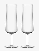 Orrefors - Informal Champagne 22 Cl, 2 Stk. - Šampano taurės - Nude