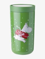 Stelton - To Go Click Termokop 0.2 L. Moomin Present - Termosinis puodelis - Žalia
