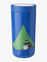 Stelton - To Go Click Termokop 0.4 L. Moomin Camping - Termosinis puodelis - Mėlyna