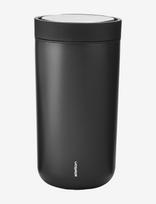 Stelton - To-Go Click Cup - Termosinis puodelis - Juoda