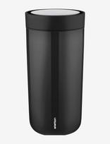 Stelton - To Go Click Termokop 0.4 L. Black - Termosinis puodelis - Juoda