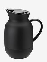 Stelton - Amphora Termokande, Kaffe 1 L. Soft Black - Grafinas - Juoda