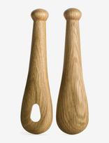 Sagaform - Nature Salad Servers - Salotų serviravimo indas - Ruda