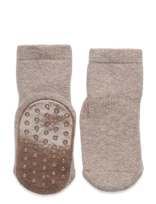 Mp Denmark - Cotton Socks - Anti-Slip - Neslystančios kojinės - Ruda