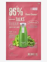 Missha - Missha Talks Vegan Squeeze Sheet Mask [Power Cleanse] - Lakštinė kaukė - Nude