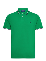 Polo Ralph Lauren - Custom Slim Fit Mesh Polo Shirt - Marškinėliai trumpomis rankovėmis - Žalia
