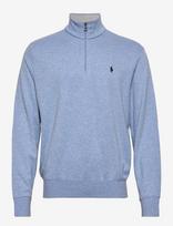 Polo Ralph Lauren - Luxury Jersey Quarter-Zip Pullover - Megztinis - Mėlyna