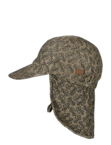 Melton - Cap W/Neck & Tie W/Print - Saulės skrybėlė - Žalia
