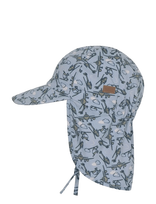 Melton - Cap W/Neck & Tie W/Print - Saulės skrybėlė - Mėlyna