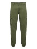 ONLY & SONS - Onscam Stage Cargo Cuff Life 6687 Noos - Cargo kelnės - Chaki spalva