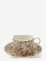 Morris & Co - William & Morris Teacup & Saucer – Golden Lily 0.28L - Arbatos puodelis - Marga / raštuota