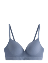 Lindex - Flora Seamless Wirefree Bra - Liemenėlė be lankelių - Pilka