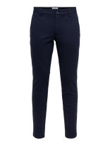 ONLY & SONS - Onsmark Pant Stripe Gw 3727 - Klasikinės kelnės - Tamsiai mėlyna