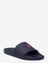 Polo Ralph Lauren - Signature Pony Slide - Baseino šlepetės - Mėlyna