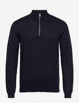 ONLY & SONS - Onswyler Life Reg 14 Half Zip Knit Noos - Megztinis su užtrauktuku - Juoda