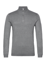 ONLY & SONS - Onswyler Life Reg 14 Half Zip Knit Noos - Megztinis su užtrauktuku - Pilka