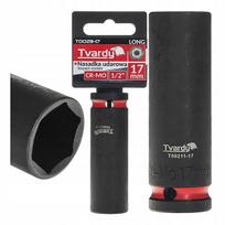 Tvardy gili triecienmuciņa 1/2" 6PT T00211-17, 17mm, pailginta, 1/2" kvadratinis, CR-MO plienas