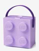 LEGO STORAGE - Box W. Handle (4 Knob) - Classic - Sandėliavimo dėžė - Violetinė