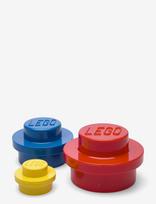 LEGO STORAGE - Lego Wall Hangers Set Of 3 - Kabliukai ir pakabos - Raudona