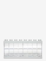 LEGO STORAGE - Lego Minifigure Display Case 16 (8 Knob) - Sandėliavimo dėžė - Pilka