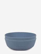 Filibabba - Silikone Skål 2-Pak - Powder Blue - Dubenėlis - Mėlyna