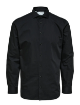 Selected - Slmslimfrit Ethan Ls Shirt Cut Away Noos - Smokingo marškiniai - Juoda