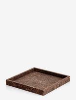 Novoform - Cork Tray Kvadratisk Korkbakke - Dekoratyvinė lėkštė - Ruda