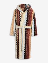 Missoni Home - Giacomo Bathrobe Hooded - Chalatas - Marga / raštuota