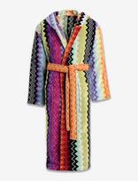 Missoni Home - Giacomo Bathrobe Hooded - Chalatas - Marga / raštuota