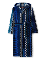 Missoni Home - Giacomo Hooded Bathrobe S, 50 - Chalatas - Mėlyna