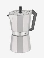 Cilio - Espressomaker Classico Induktion 9 Kopper - Mokos kavinukas - Sidabro