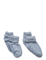 Minymo - Baby Rib Sock W. Abs (2-Pack) - Neslystančios kojinės - Mėlyna