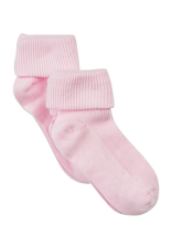 Minymo - Baby Rib Sock W. Fold (2-Pack) - Kūdikių kojinės - Rožinė