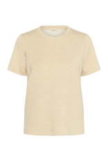 InWear - Vincentiw Melange Karmen T-Shirt - Marškinėliai trumpomis rankovėmis - Kreminė spalva