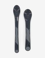 Twistshake - Twistshake 2X Feeding Spoon Set 4+M Black - Stalo įrankiai - Juoda