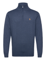 U.S. Polo Assn. - Uspa Knit Brison Men - Megztinis su užtrauktuku - Tamsiai mėlyna