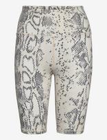 Aim´n - Oat White Viper Biker Shorts - Bėgimo-treniruočių tamprės - Marga / raštuota