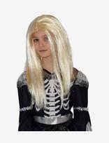 Joker - Kids Wig White Long - Kostiumų aksesuarai - Geltona