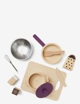 Kid's Concept - Cookware Play Set Bistro - Žaislinės virtuvės aksesuarai - Smėlio