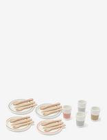 Kid's Concept - Dinnerware 4 Play Set Bistro - Žaislinės virtuvės aksesuarai - Marga / raštuota