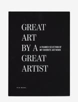 PRINTWORKS - Frame Book - Great Art, Black - Kalendoriai ir užrašų knygelės - Juoda