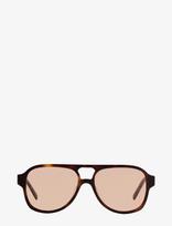Corlin Eyewear - Gelo - Aviator stiliaus akiniai nuo saulės - Ruda